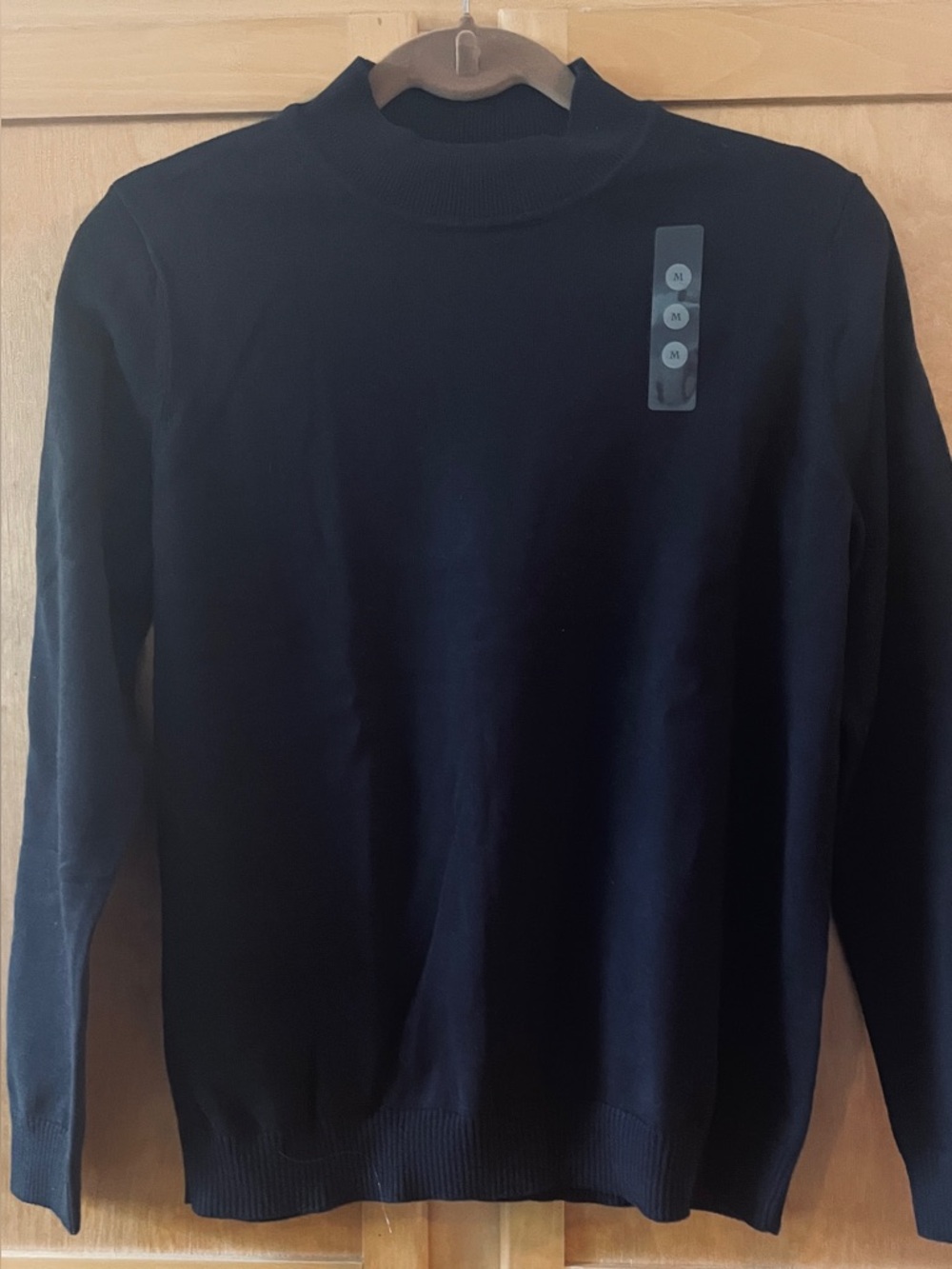 Cotton Mock Pullover